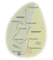 Alsace France Map